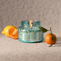 Icy Blue Mercury Volcano Candle Jar