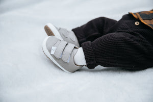 Casual Gray Low Top Shoes