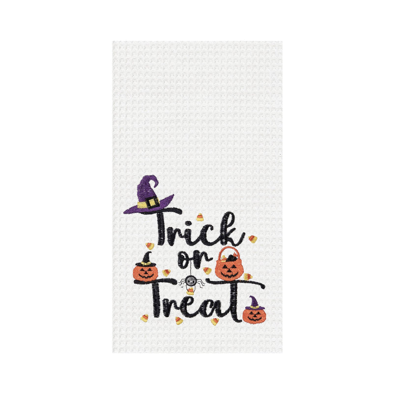 Halloween Trick Or Treat Kitchen Towel