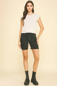 AMIE CAP SLEEVES KNIT TOP - Pearl