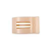 Almond Beige | Small | Flat Rectangle Hair Clip