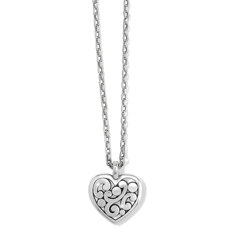 Silver Contempo Heart Petite Necklace