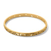 Gold Contempo Slim Bangle