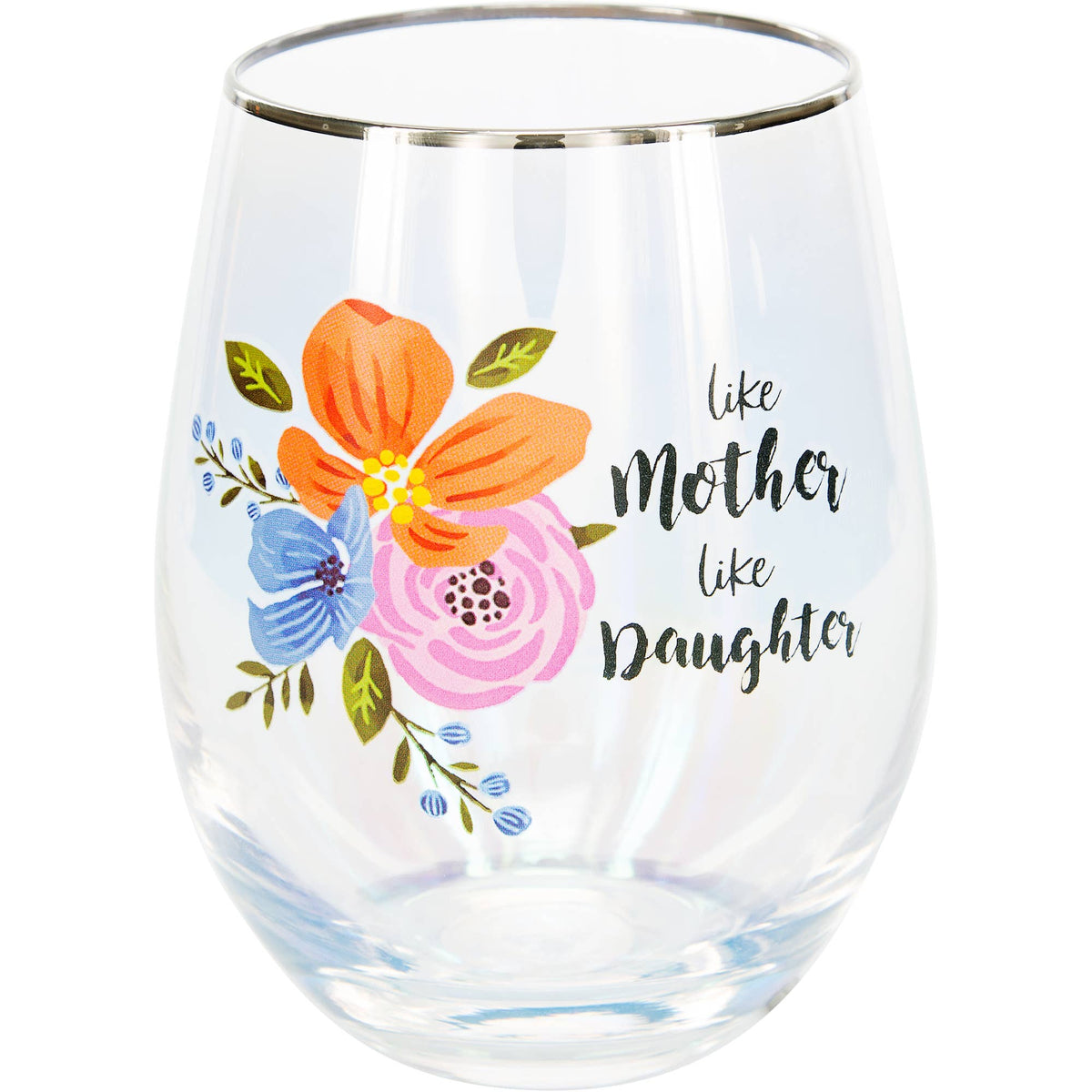 Mother Daughter - 18 oz Stemless Wine Glass