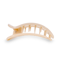 Round Flat Hair Clip | Medium | Almond Beige