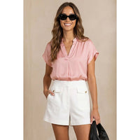 Drop Shoulder Regular Blouse - SS