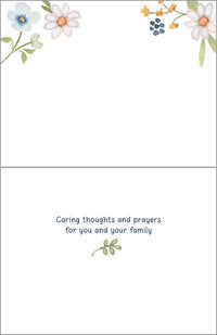 Sympathy Greeting Card - Comforting Stems