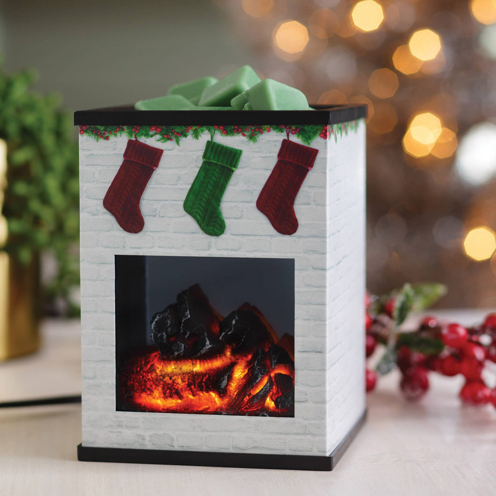 Christmas Fireplace Fragrance Warmer