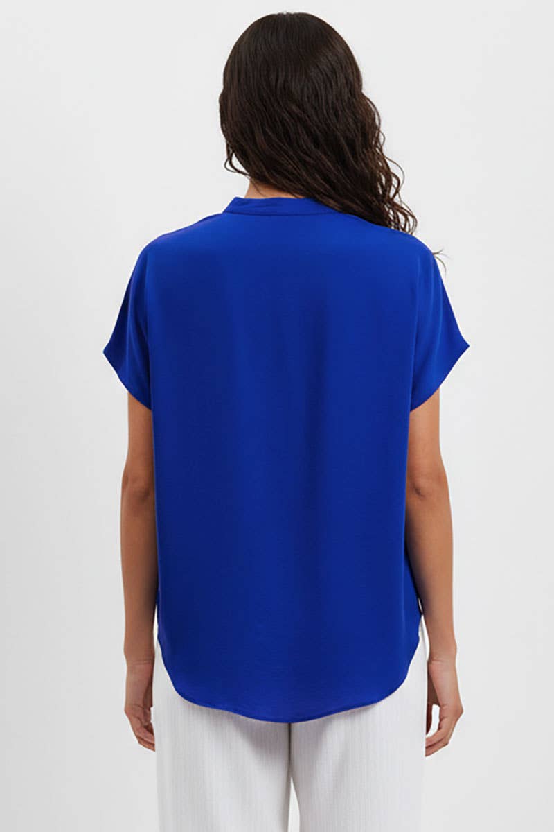 Drop Shoulder Regular Blouse - SS