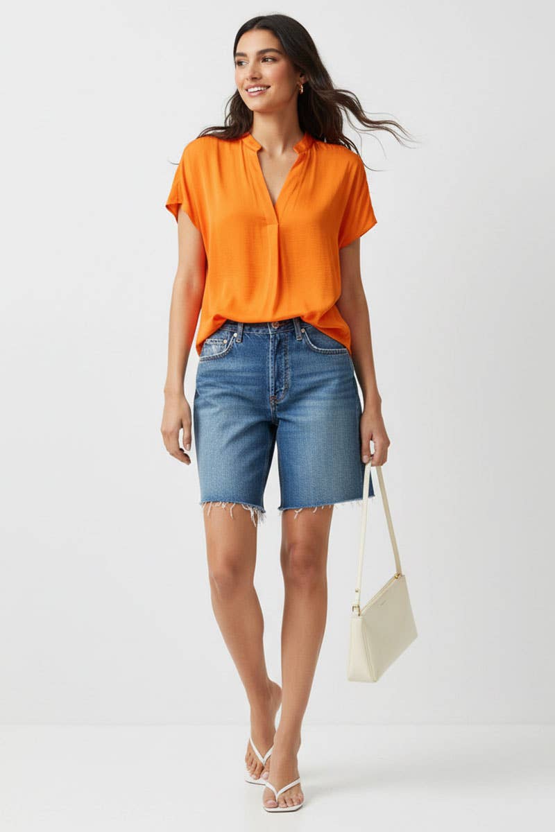 Drop Shoulder Regular Blouse - SS