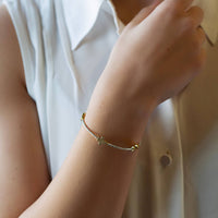 Faithful Cross Bangle-Silver, Cross Bracelet | Christian