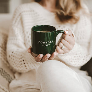 Comfort and Joy Stoneware Coffee Mug