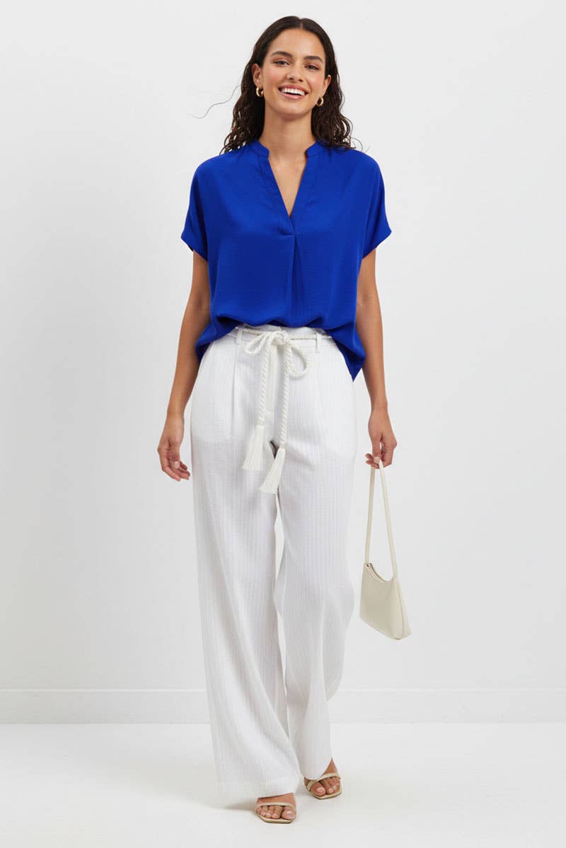 Drop Shoulder Regular Blouse - SS