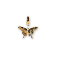 Butterfly Charm, CZ, Charm Bar | Charm Necklace, Bag Charm