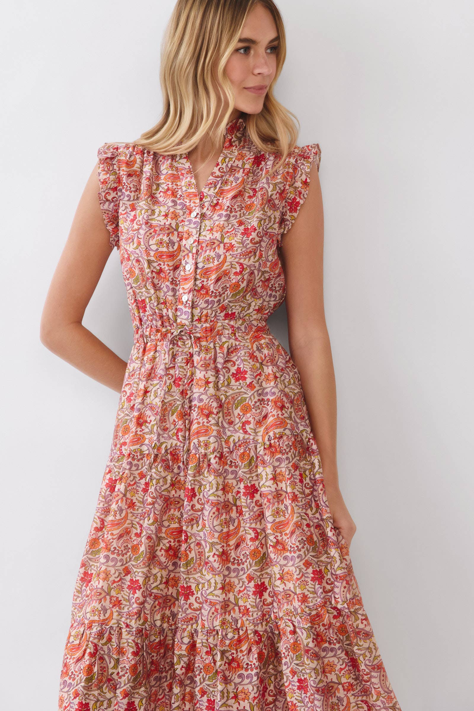 Karen - Floral Tiered Maxi Dress
