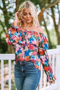 Jasmine - Floral Off Shoulder Blouse