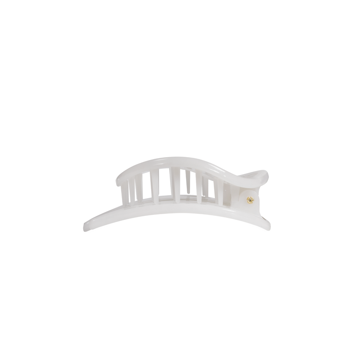 Coconut White | Small | Flat Circle Hair Clip