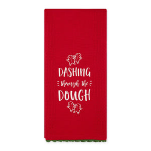 Christmas Baking Embellished Tea Towels