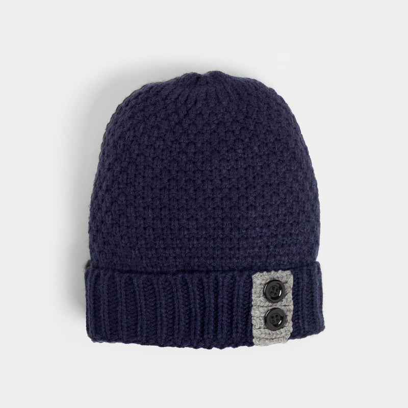 Tab Winter Knit Hat