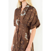 Lauren - Button Up Long Floral Dress