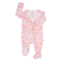 Dalmatian Poodle Puppy Ruffle Footie