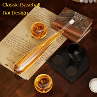 Home Run Baseball Decanter Set
