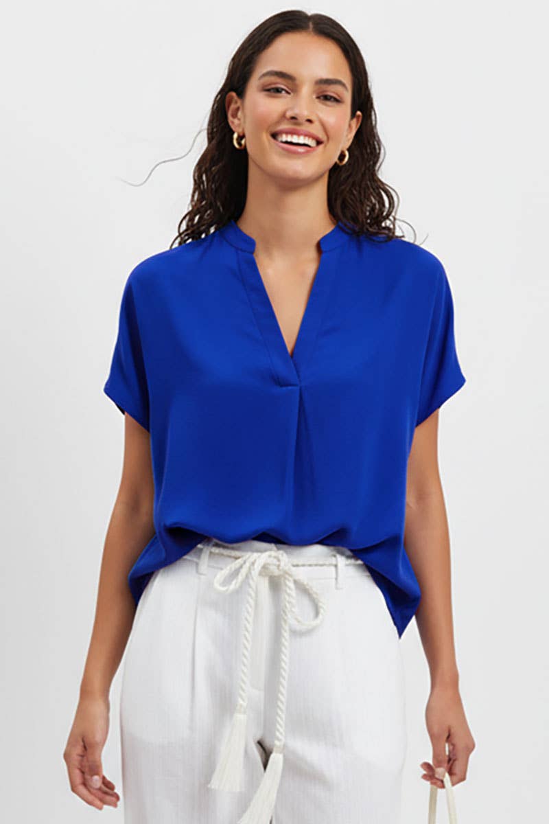 Drop Shoulder Regular Blouse - SS
