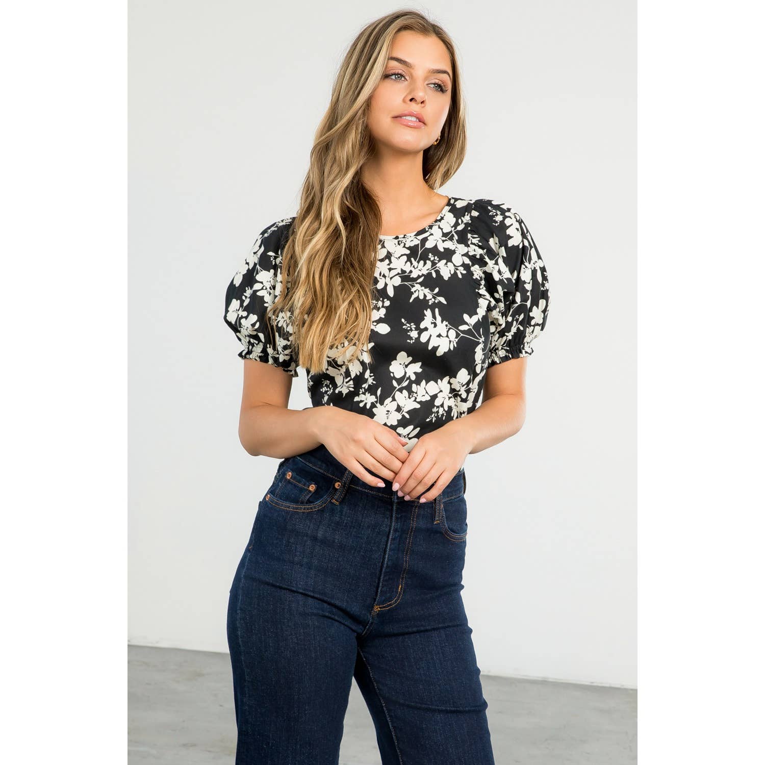 Camille -  Floral Print Top