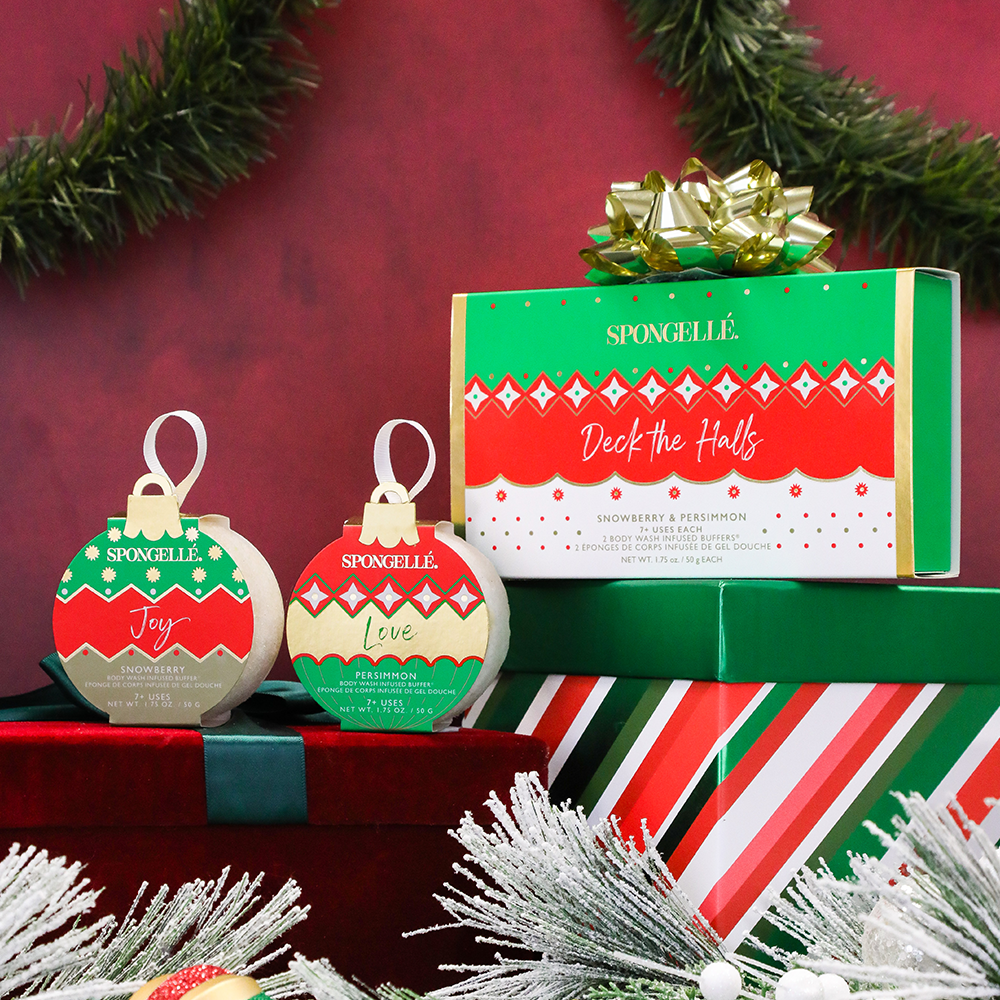 Deck The Halls Ornament Buffer Gift Set