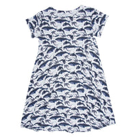 Deep Sea Creatures Whale Cap Sleeve Swirly Girl