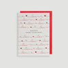 Happy Anniversary Letterpress Card