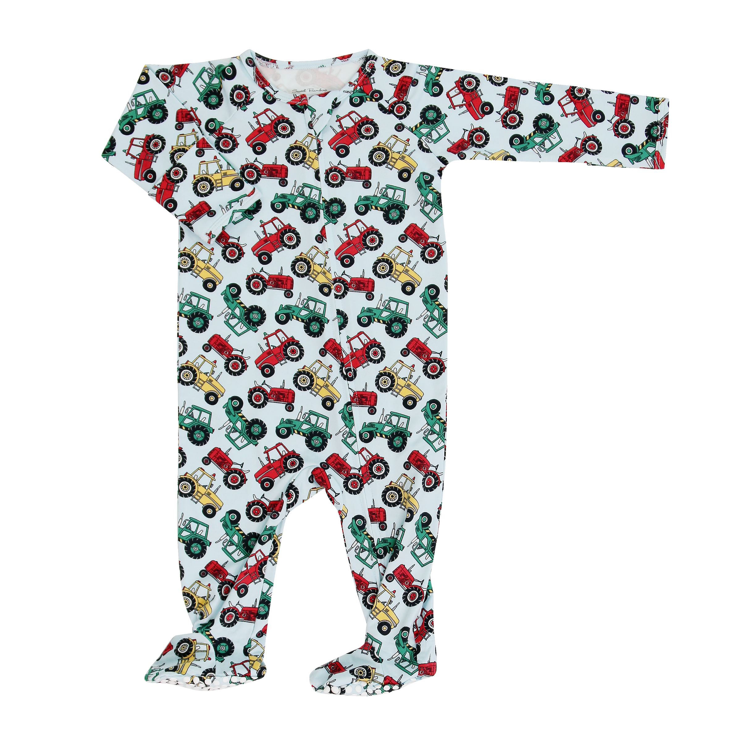 Down on the Farm Zipper Footie