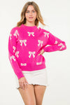 Ribbon Knit Sweater