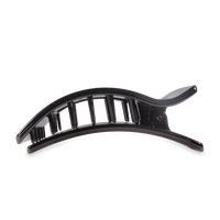 Jet Black | Large | Flat Rectangle Hair Clip