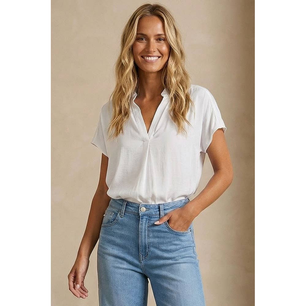 Drop Shoulder Regular Blouse - SS