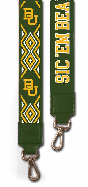 2' wide Printed Purse Strap - Baylor