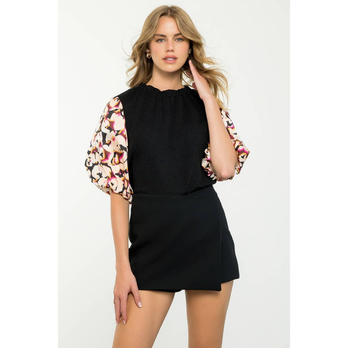 Athea - Mixed Media Top