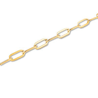 Gold Chain Bracelet-Paper Clip, Gilded Collection