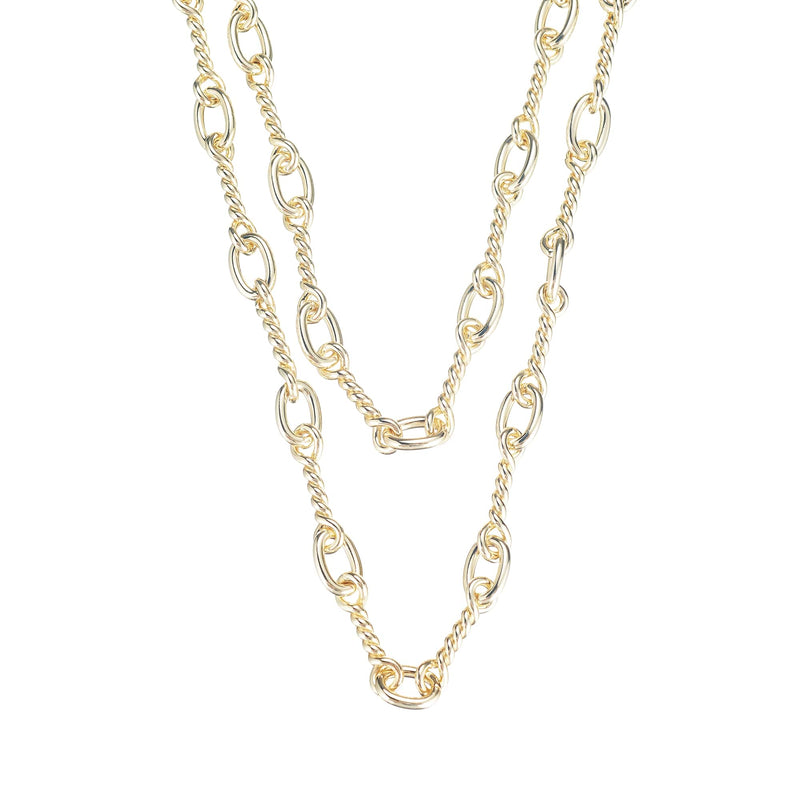 She's Spicy Chain Link Necklace in Gold