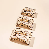 Blonde Tortoise | Small | Flat Rectangle Hair Clip