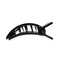 Jet Black | Medium | Flat Square Hair Clip