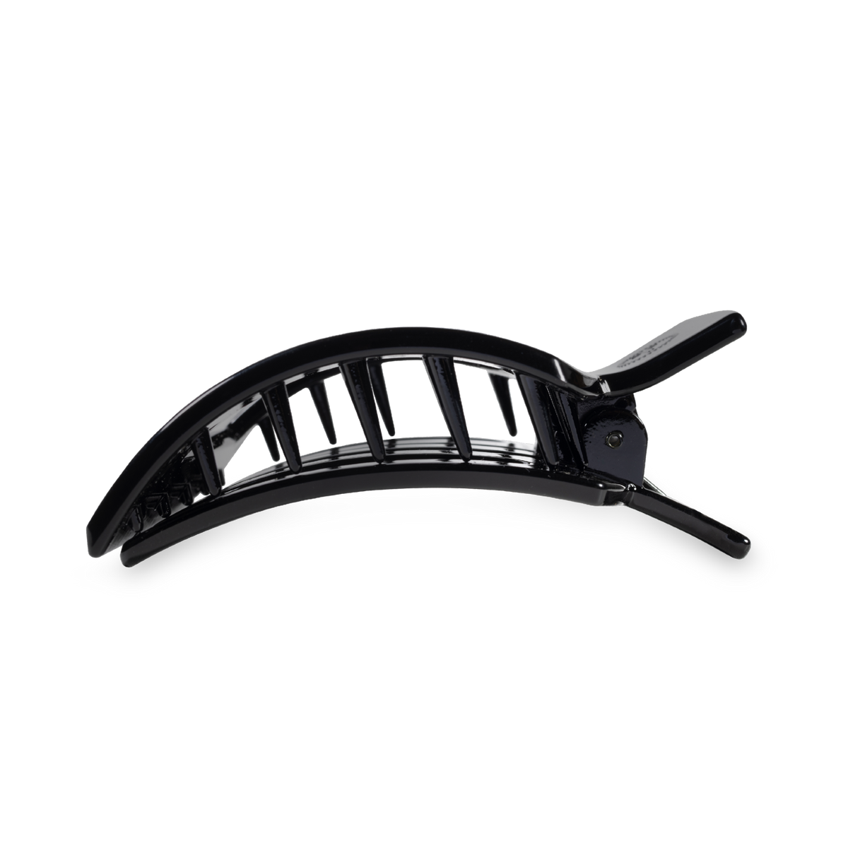 Jet Black | Medium | Flat Square Hair Clip