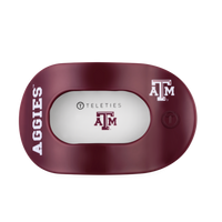 Gig' Em! | Large | Flat Round Hair Clip