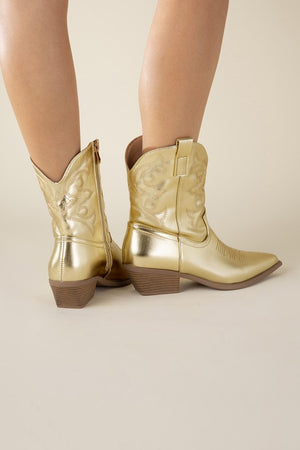 WILLA-1 Western Booties