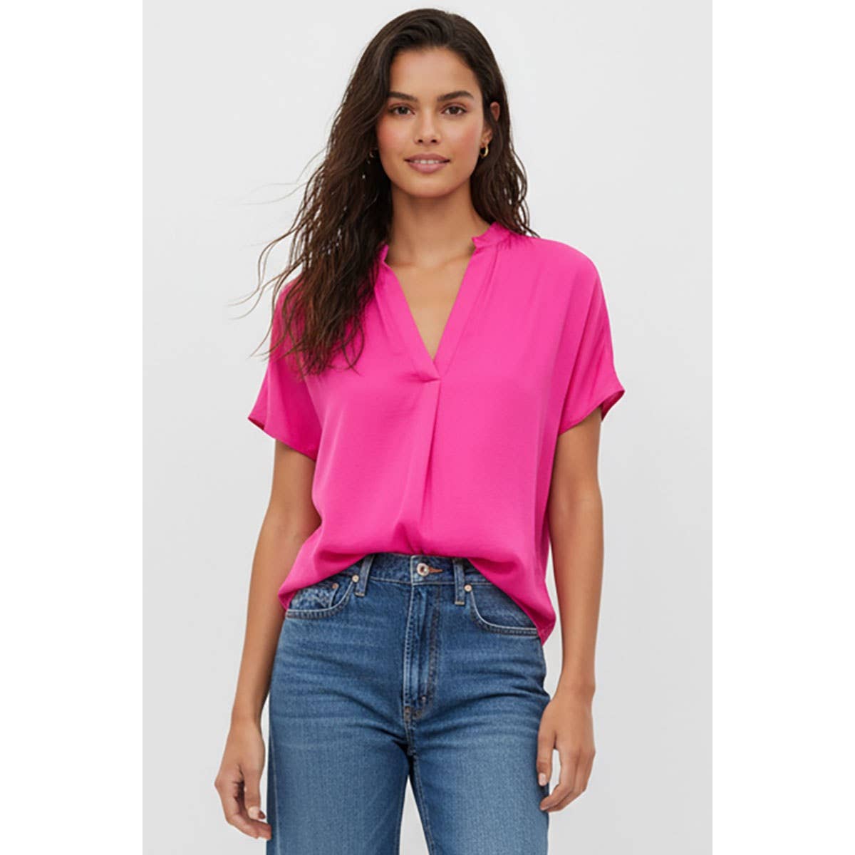 Drop Shoulder Regular Blouse - SS
