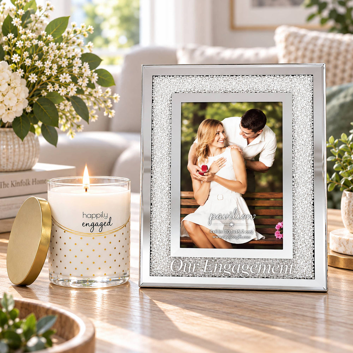 Our Engagement - 7" x 9" Frame (Holds 4" x 6" Photo)