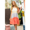 Stella -Tie Dye Tiered Flutter Dress