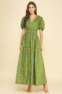 EMMA - FLORAL TIERED MAXI DRESS