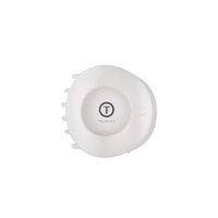Coconut White | Medium | Flat Circle Hair Clip