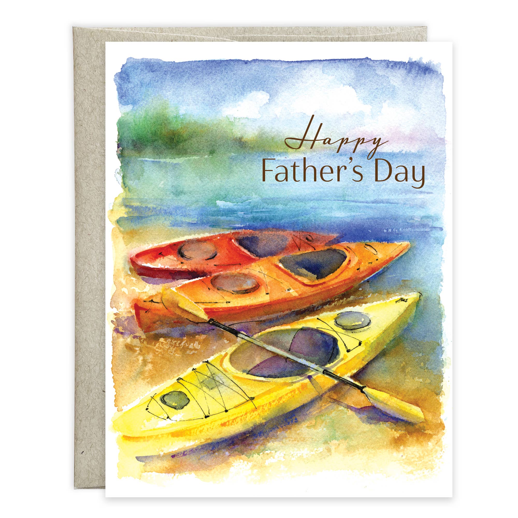 Father's Day Greeting Card - Kayaks